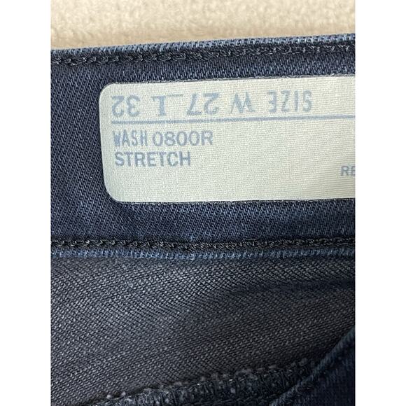 Diesel Jeans Womens 27x32 Dark Blue Sandy Regular Slim Straight Mid Rise Stretch - Picture 4 of 15